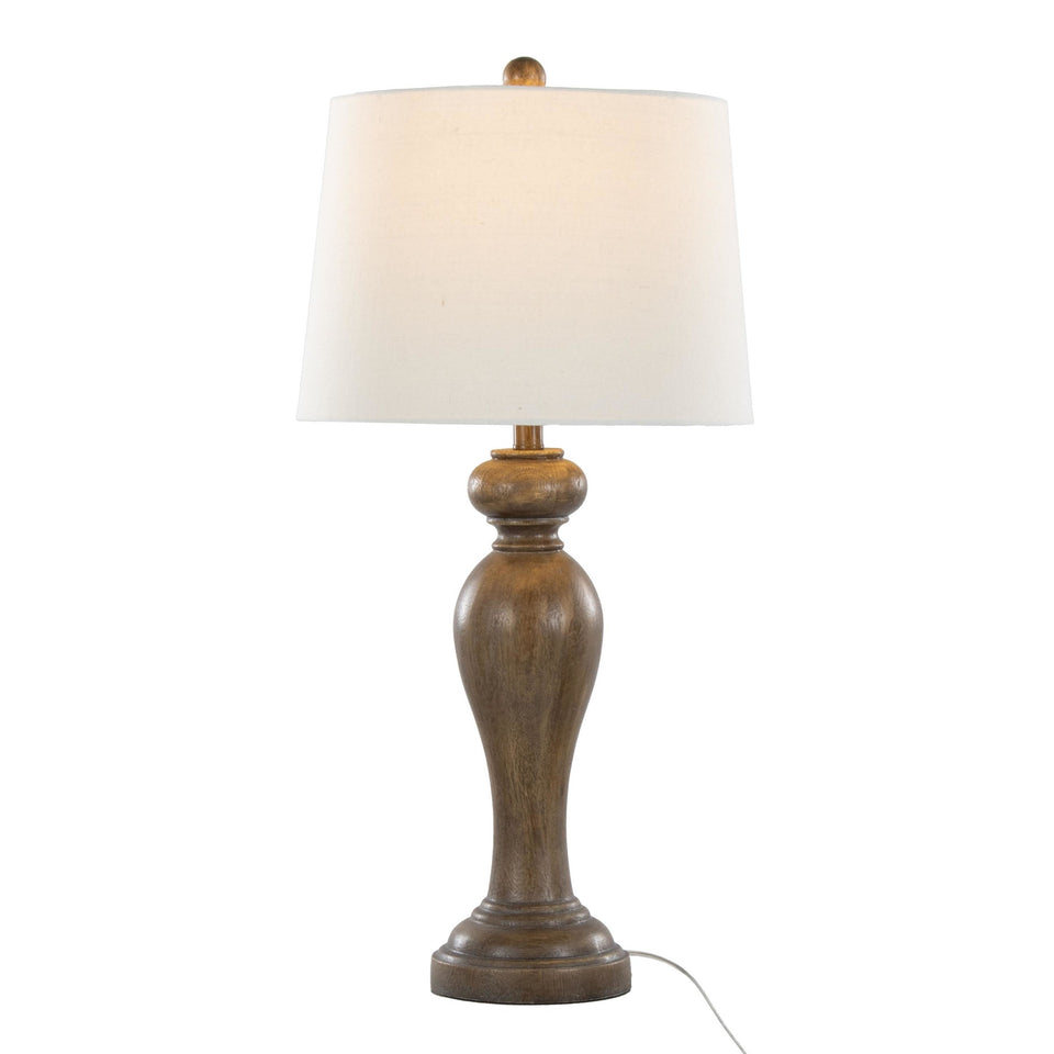 Peppa 31" Polyresin Table Lamp - Set of 2