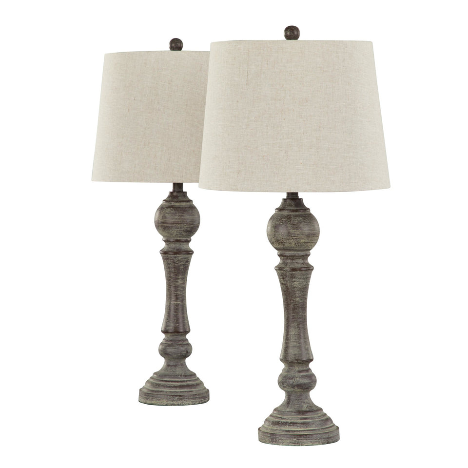 Winston 32" Polyresin Table Lamp - Set of 2