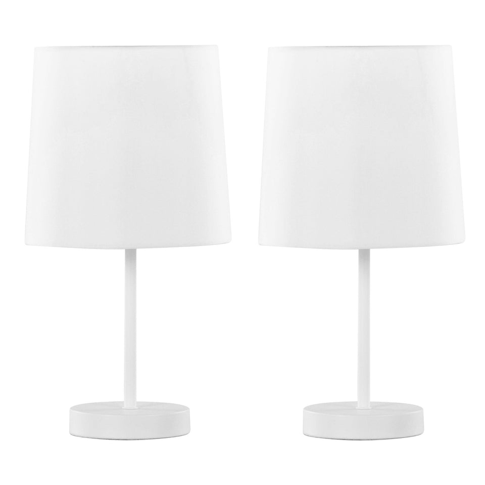 Cooper 16" Metal Accent Lamp - Set of 2