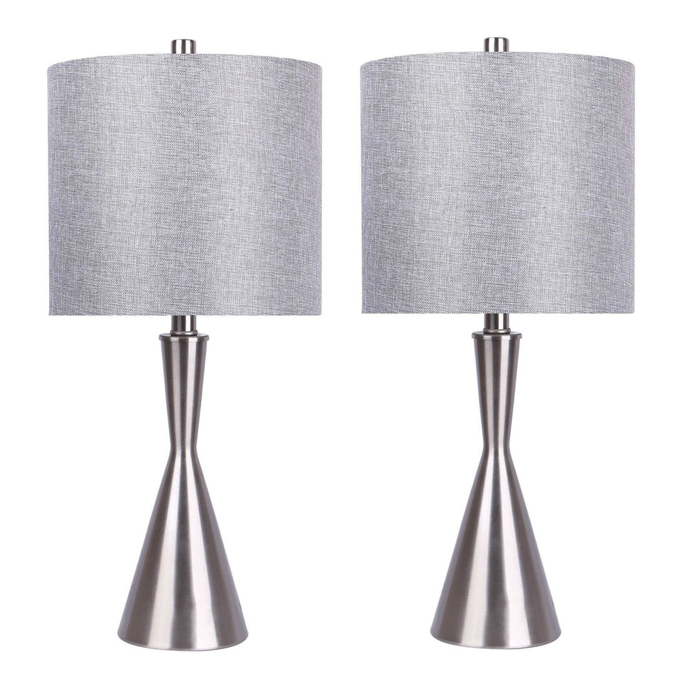 Gemma 23" Metal Table Lamp - Set of 2