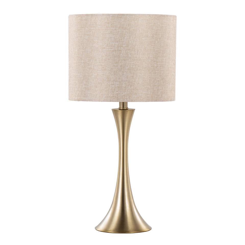 Lenuxe 24" Metal Table Lamp - Set of 2