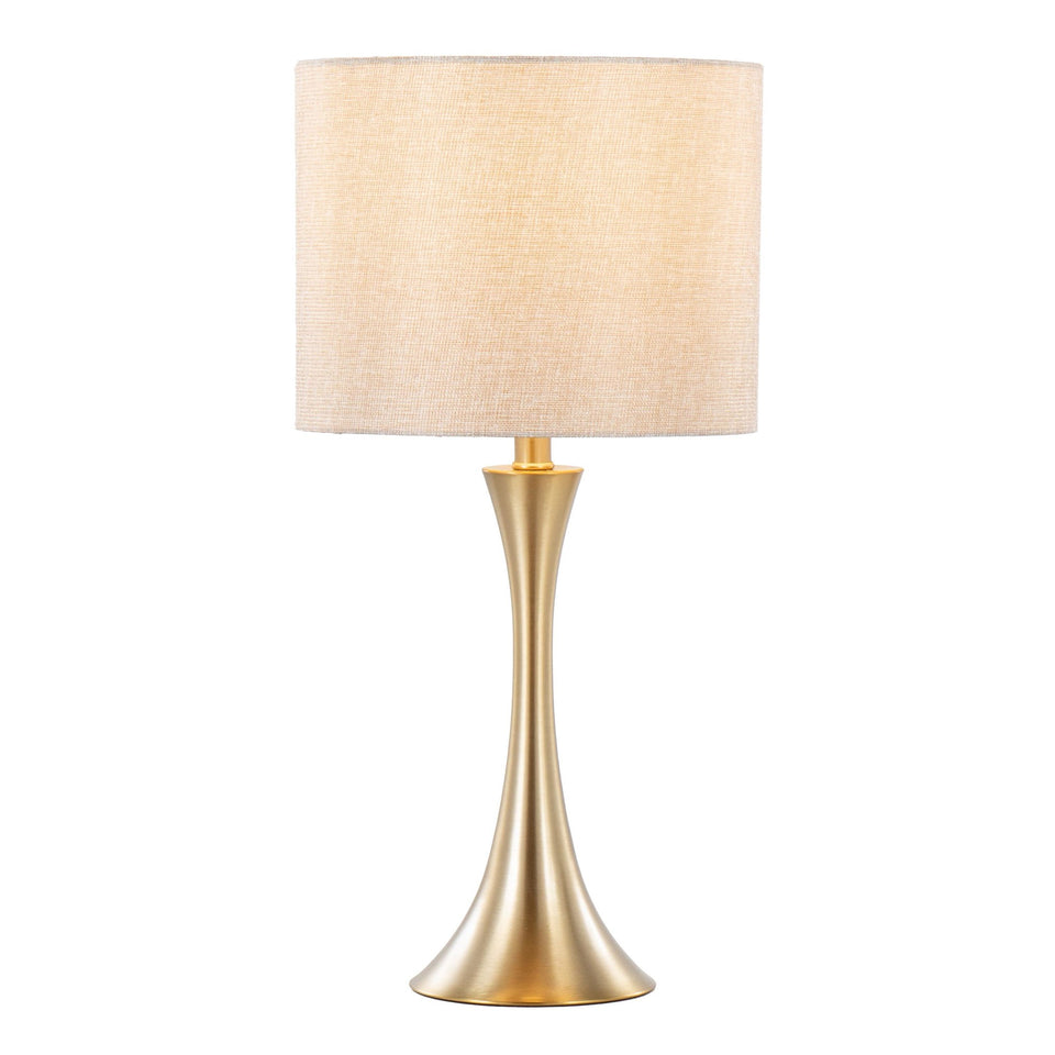 Lenuxe 24" Metal Table Lamp - Set of 2