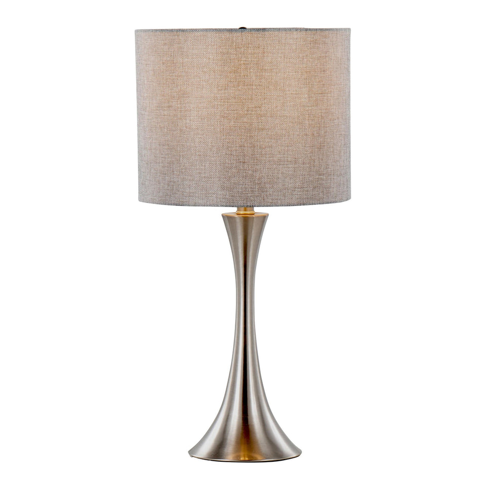 Lenuxe 24" Metal Table Lamp - Set of 2