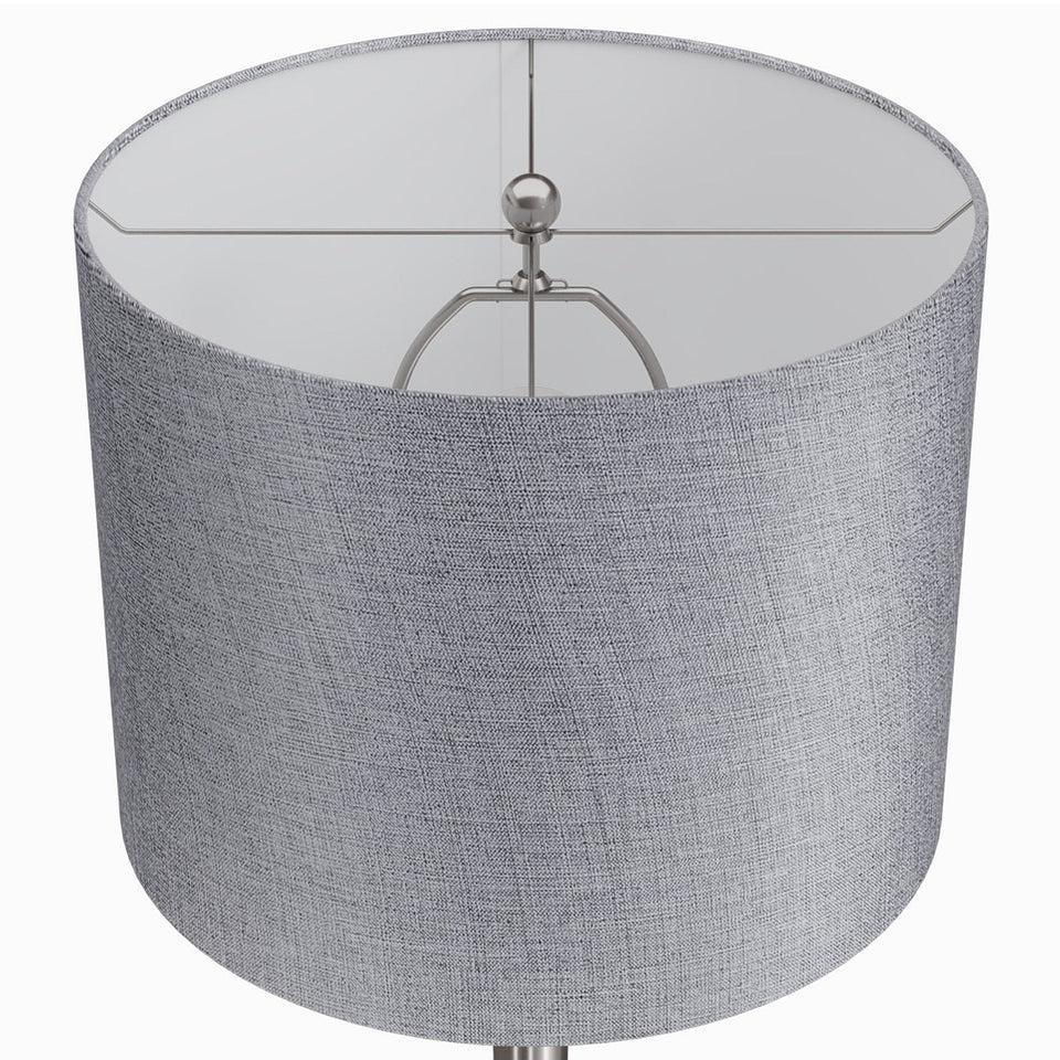 Lenuxe 24" Metal Table Lamp - Set of 2
