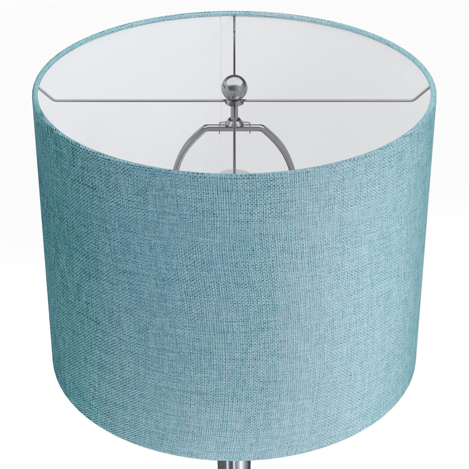 Lenuxe 24" Metal Table Lamp - Set of 2