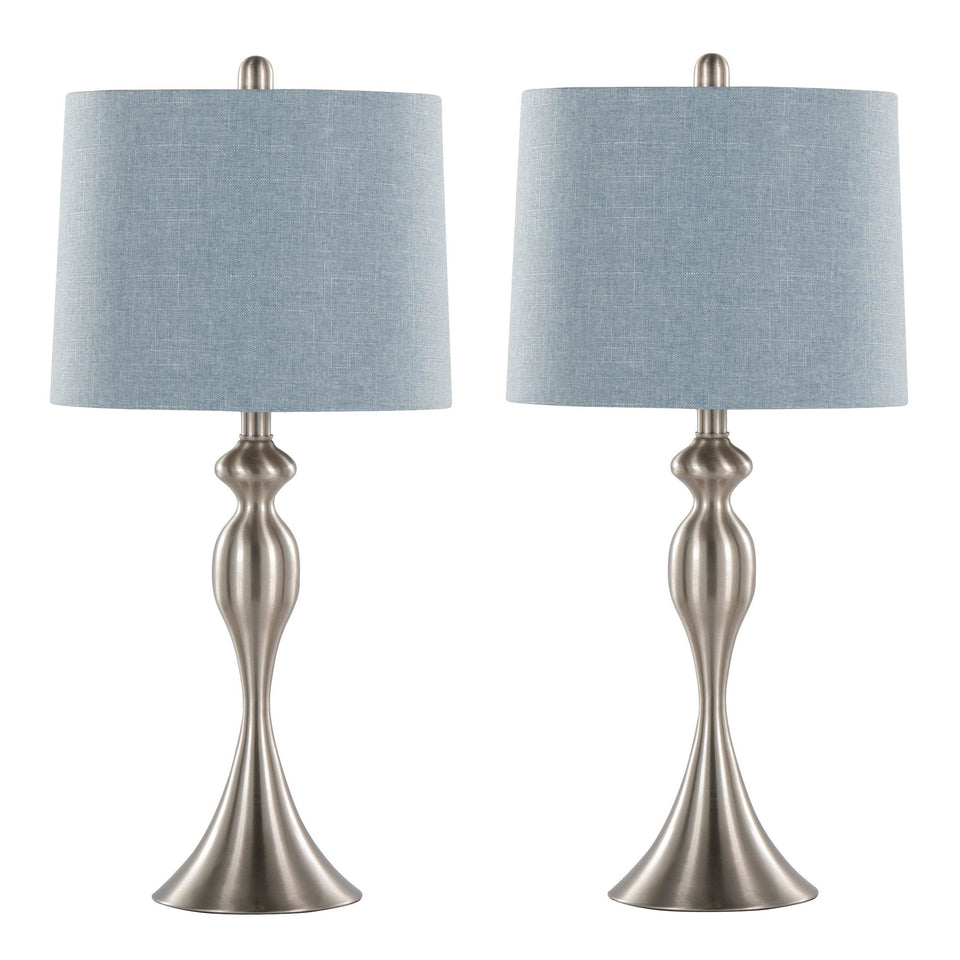 Ashland 27" Metal Table Lamp - Set of 2