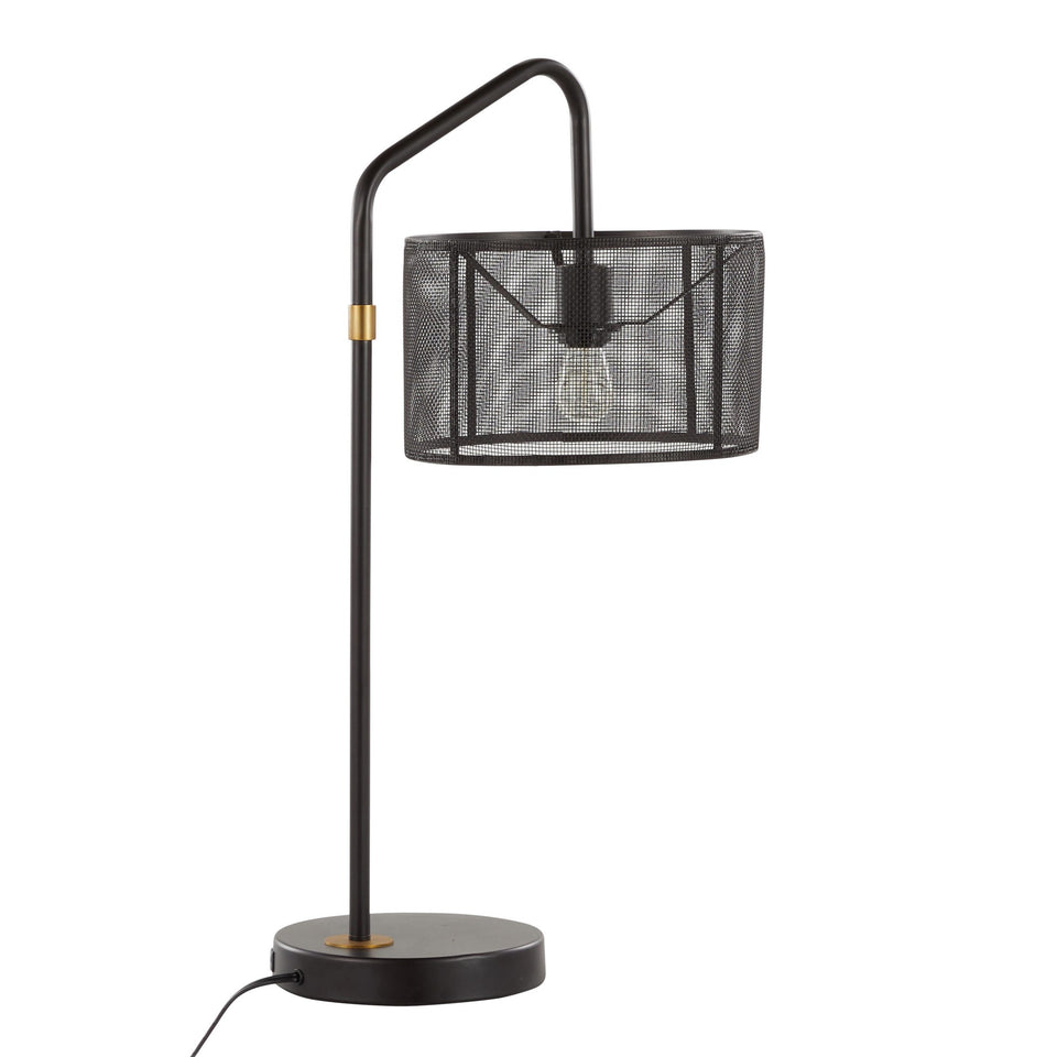 Mod Mesh 27" Metal Task Lamp with USB - Set of 2