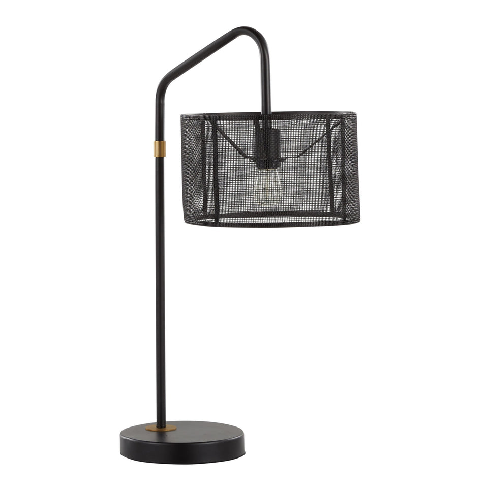 Mod Mesh 27" Metal Task Lamp with USB - Set of 2