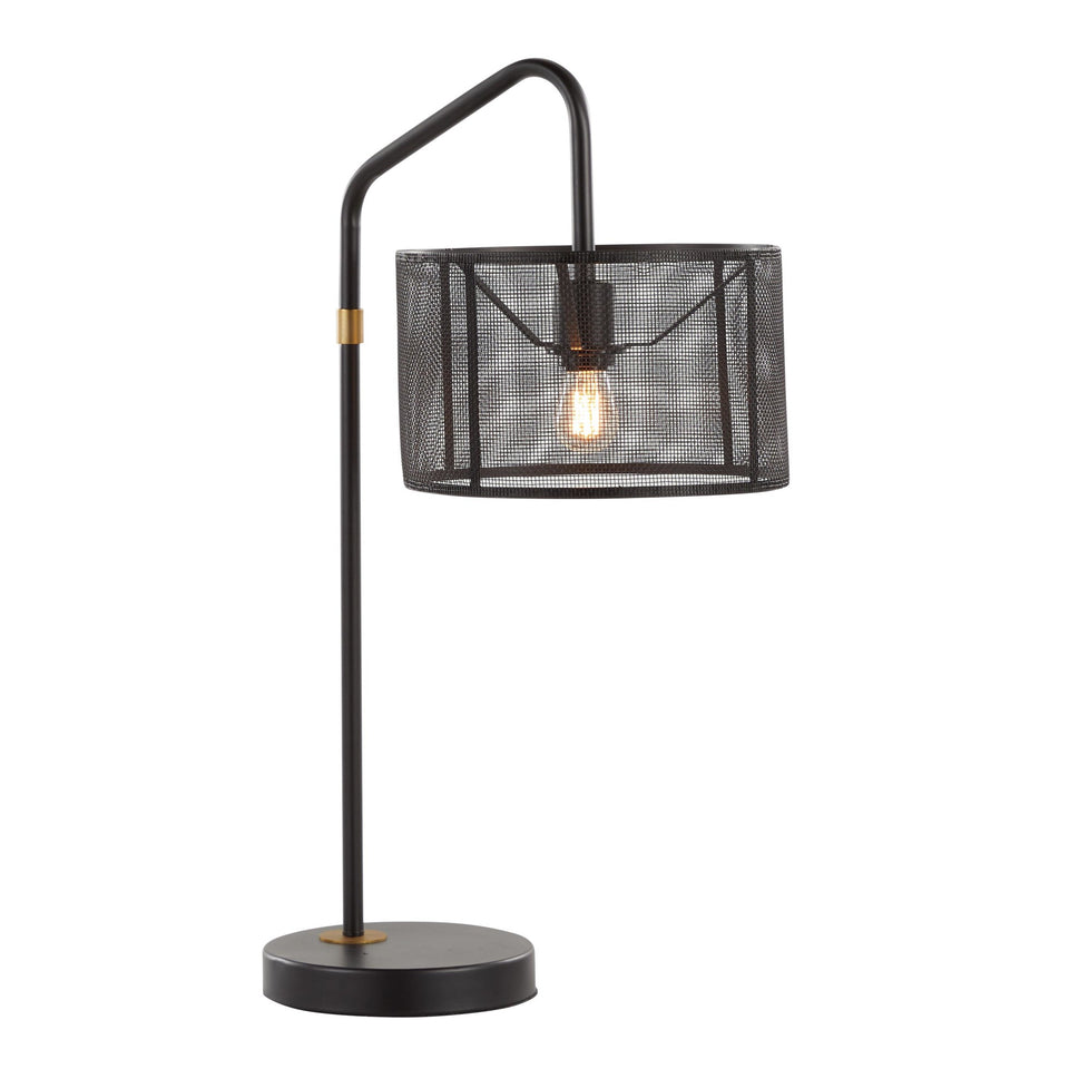 Mod Mesh 27" Metal Task Lamp with USB - Set of 2