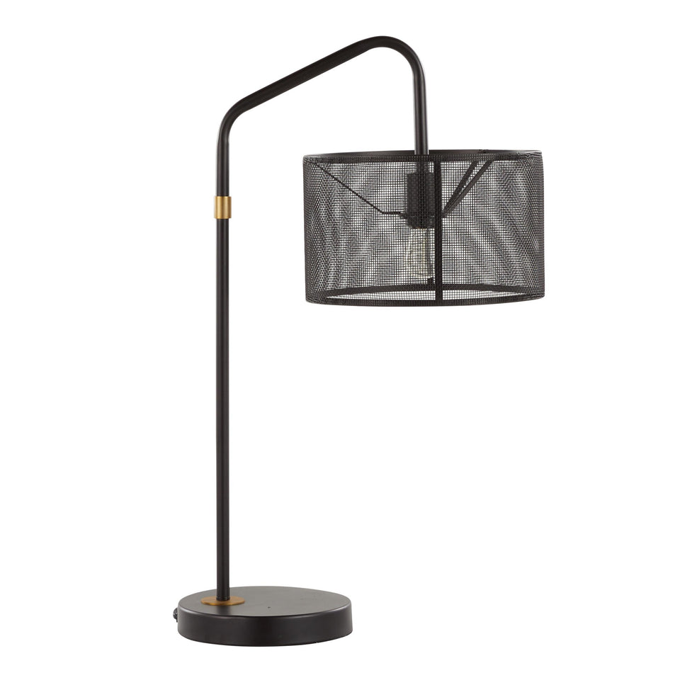 Mod Mesh 27" Metal Task Lamp with USB - Set of 2