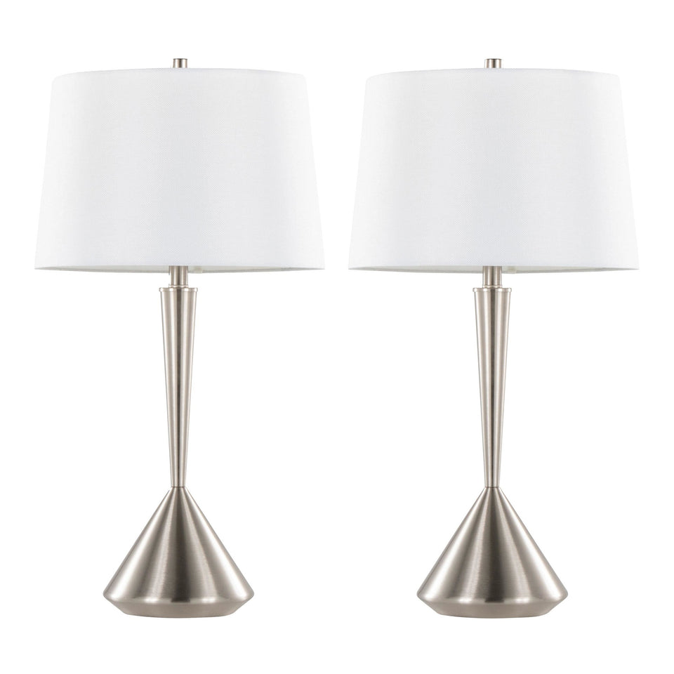 Diva 29" Metal Table Lamp - Set of 2
