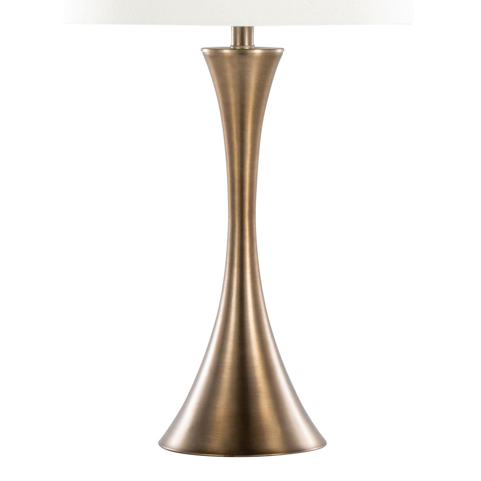Lenuxe 29" Metal Table Lamp - Set of 2