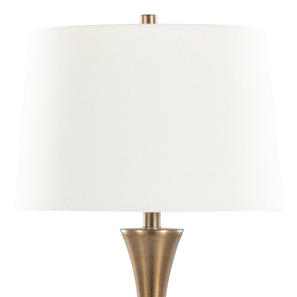 Lenuxe 29" Metal Table Lamp - Set of 2