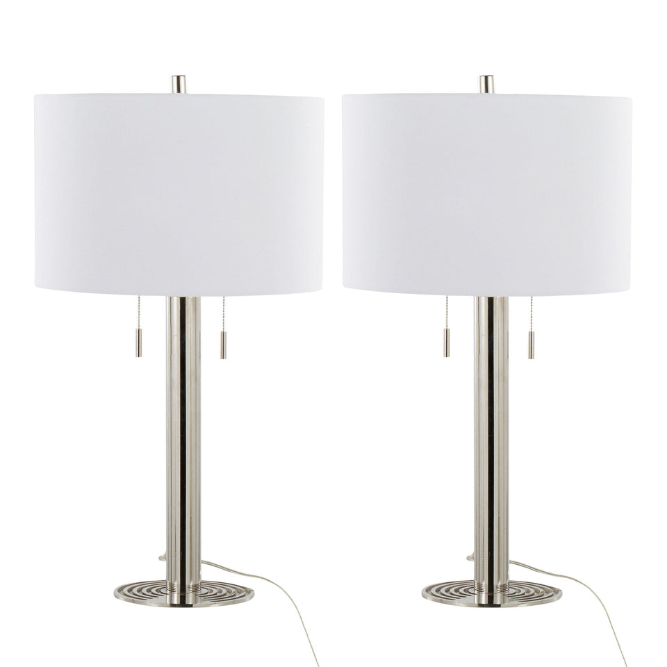 Master 29" Metal Table Lamp - Set of 2