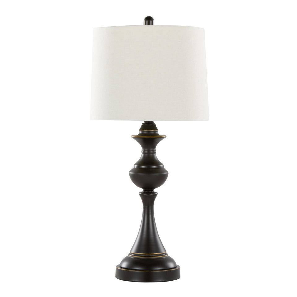 Montgomery 29" Metal Table Lamp with USB - Set of 2