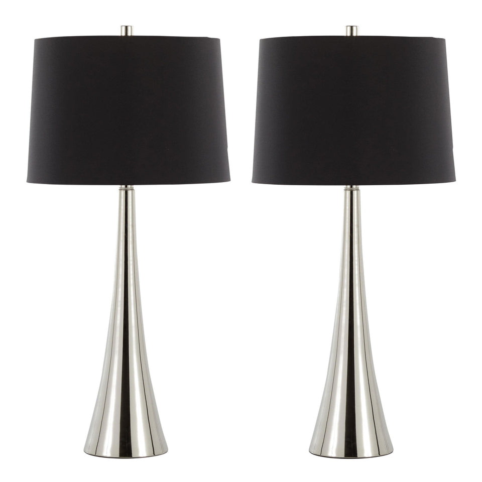 Diana 29" Metal Table Lamp - Set of 2