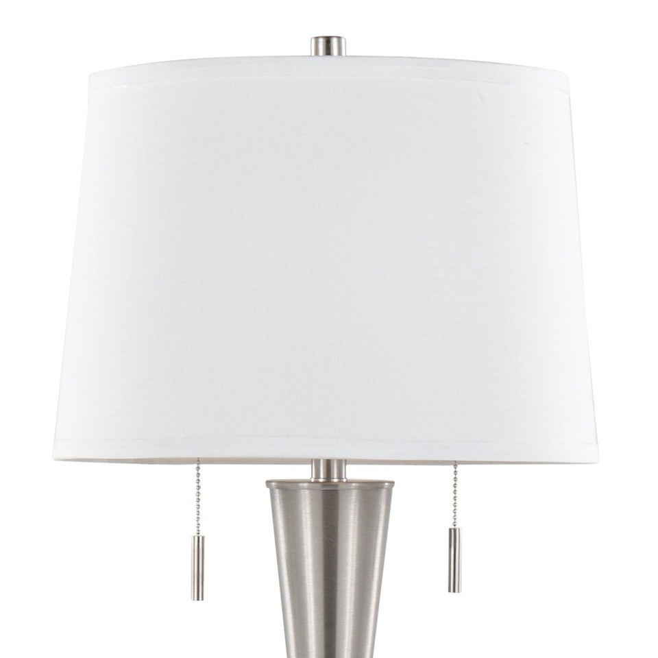 Jules 30" Metal Table Lamp with USB - Set of 2