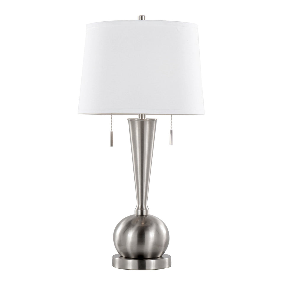 Jules 30" Metal Table Lamp with USB - Set of 2