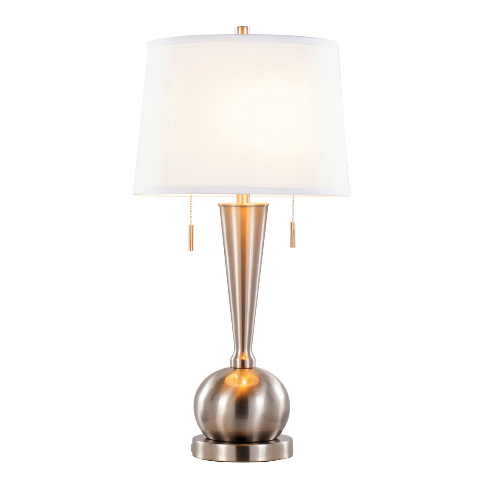Jules 30" Metal Table Lamp with USB - Set of 2