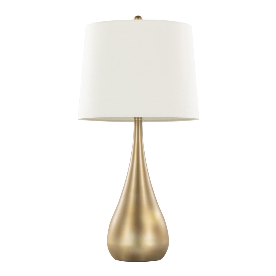Pebble 30" Metal Table Lamp - Set of 2