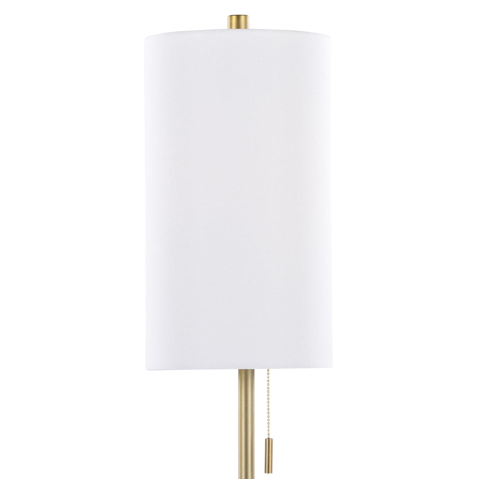 Bounty 32" Metal Buffet Lamp with USB - Set of 2