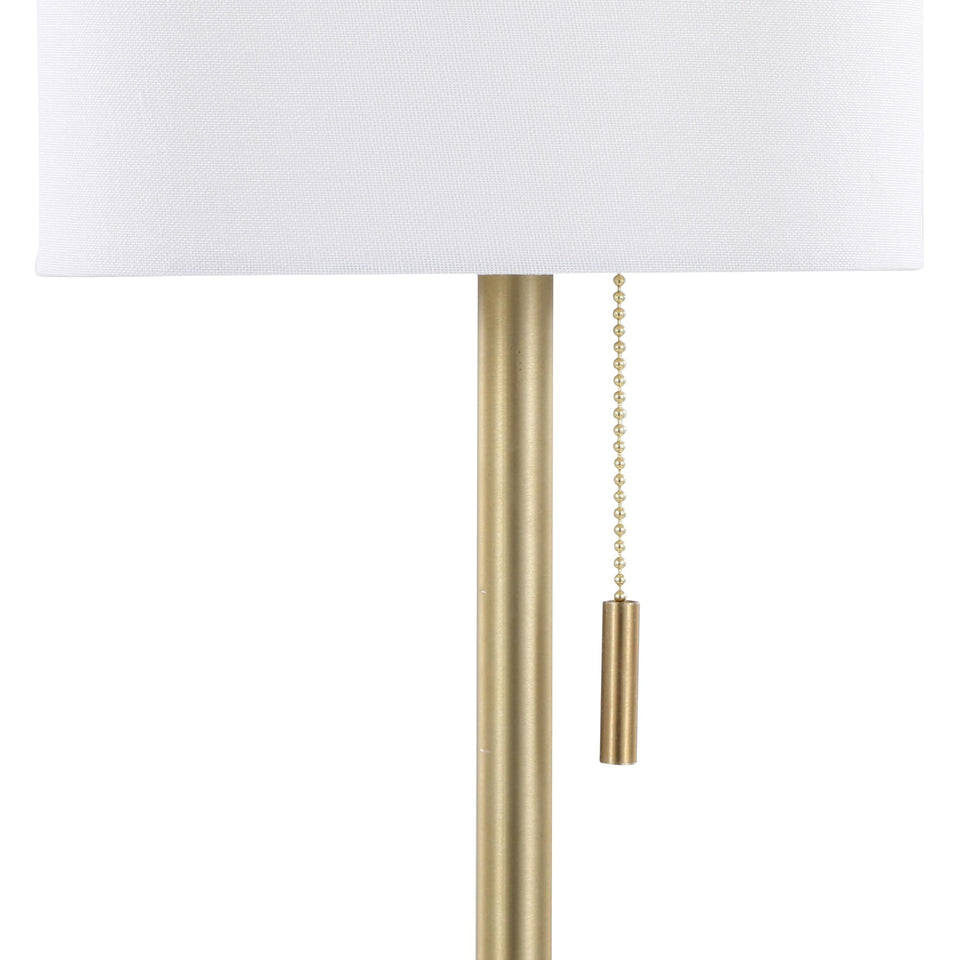 Bounty 32" Metal Buffet Lamp with USB - Set of 2