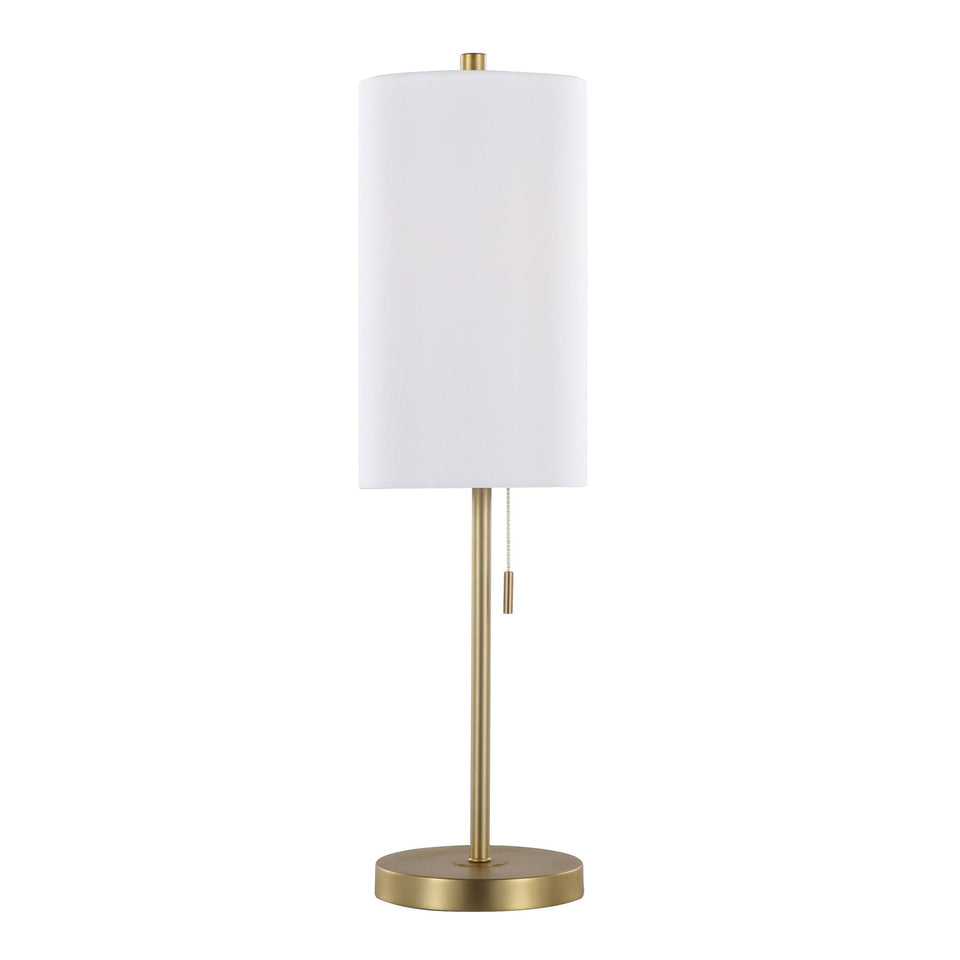 Bounty 32" Metal Buffet Lamp with USB - Set of 2