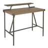 Antique Metal, Brown Bamboo