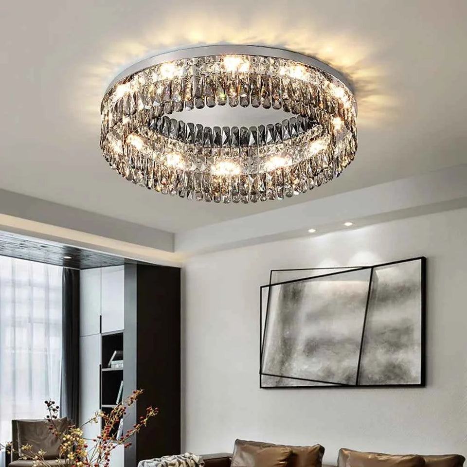 Round Giano Crystal Ceiling Ceiling light