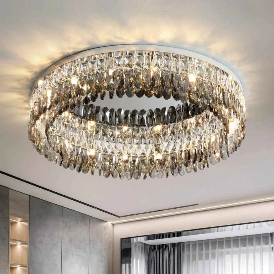 Round Giano Crystal Ceiling Ceiling light