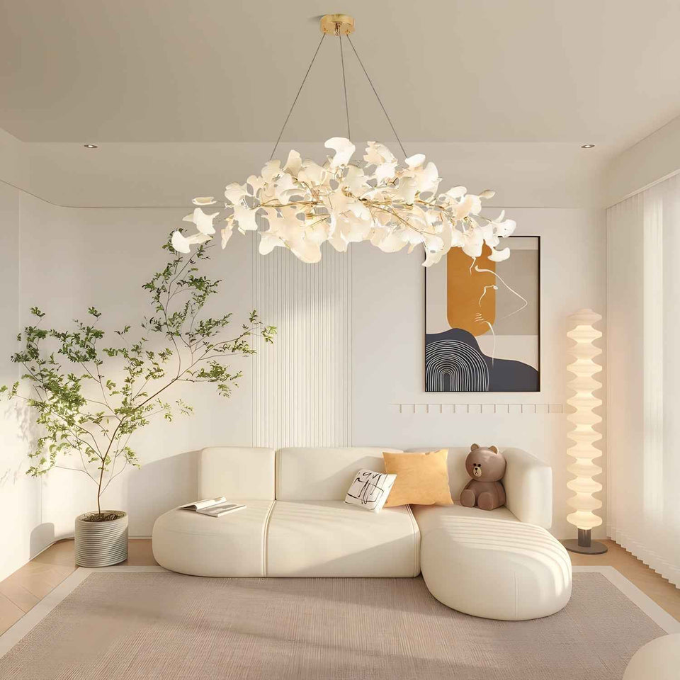 Gingko Ceramic Chandelier N