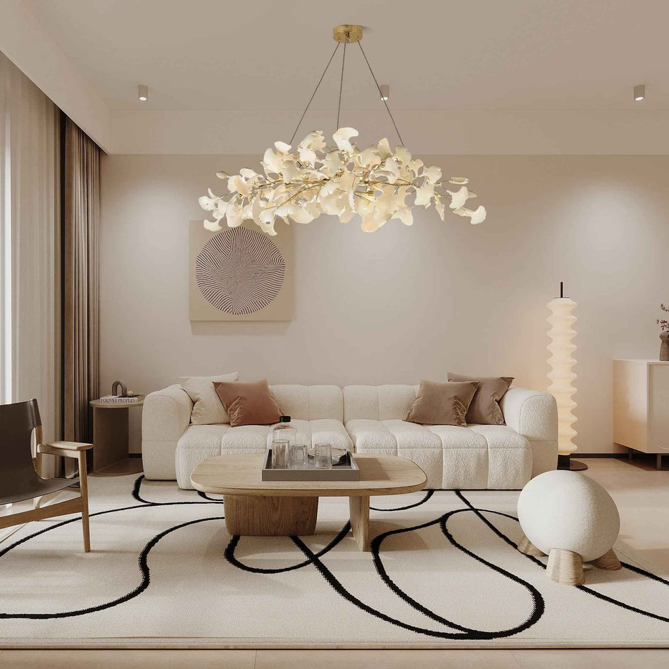 Gingko Ceramic Chandelier N
