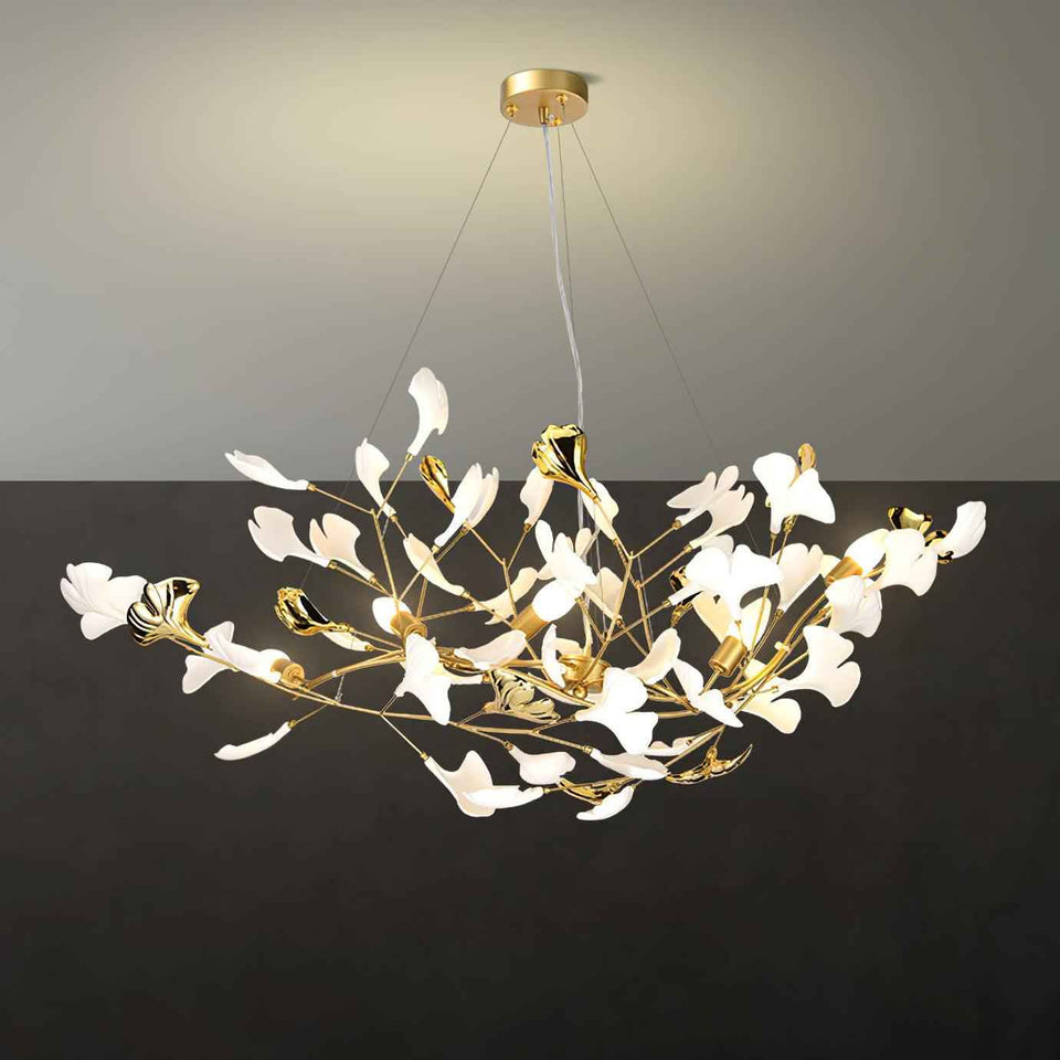 Gingko Ceramic Chandelier S