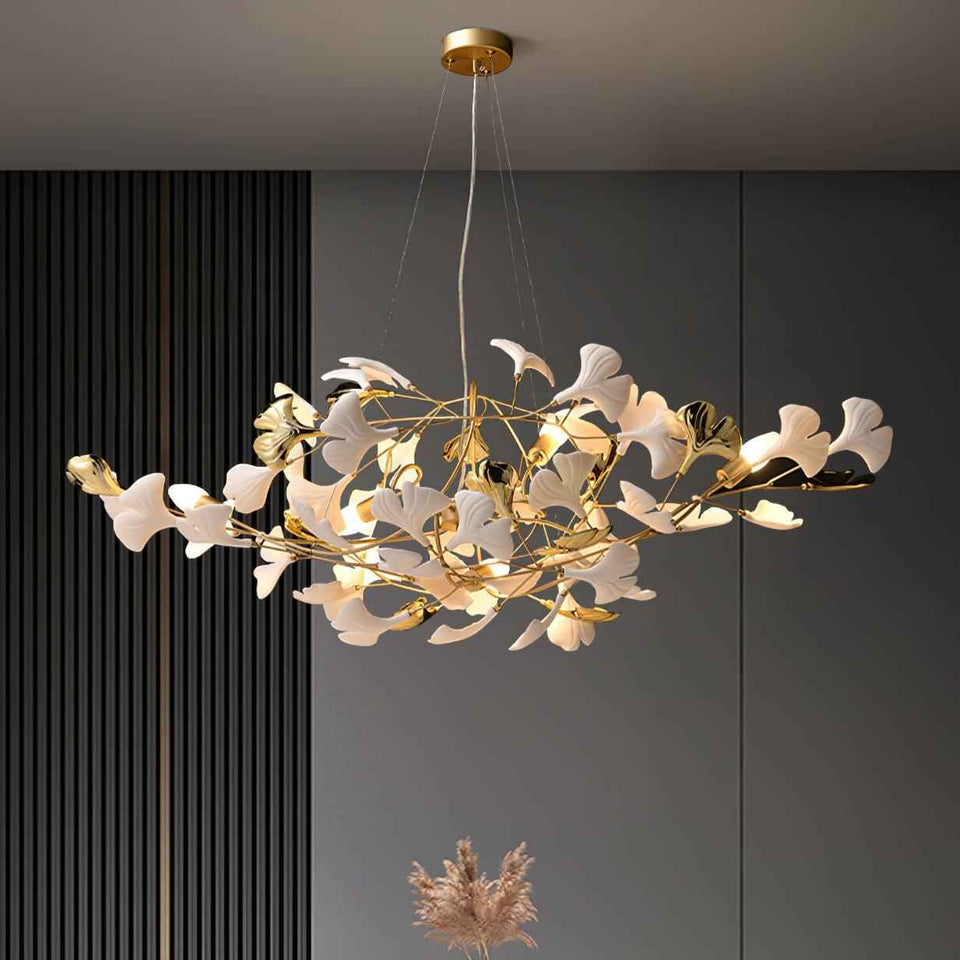 Gingko Ceramic Chandelier S