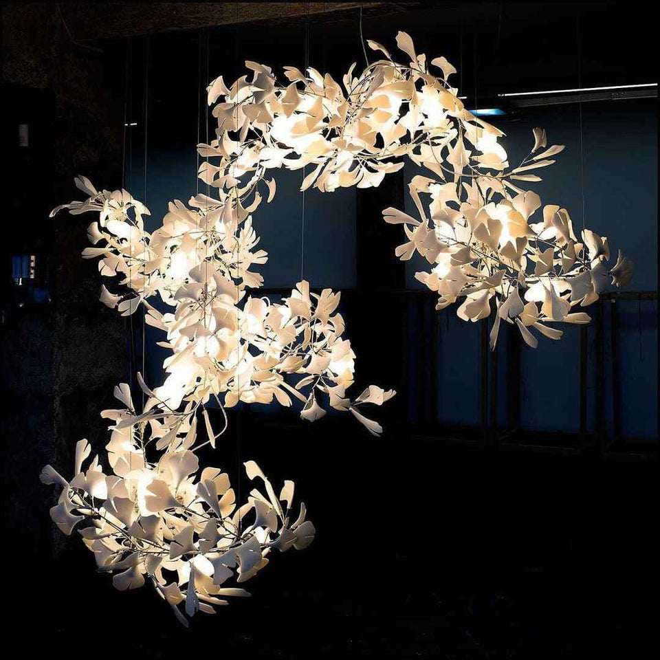 Gingko Ceramic Chandelier F