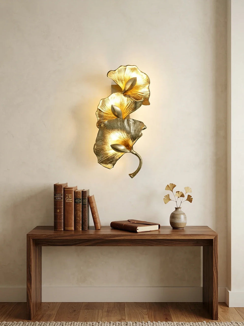 Ginkgo Leaf Wall Lamp