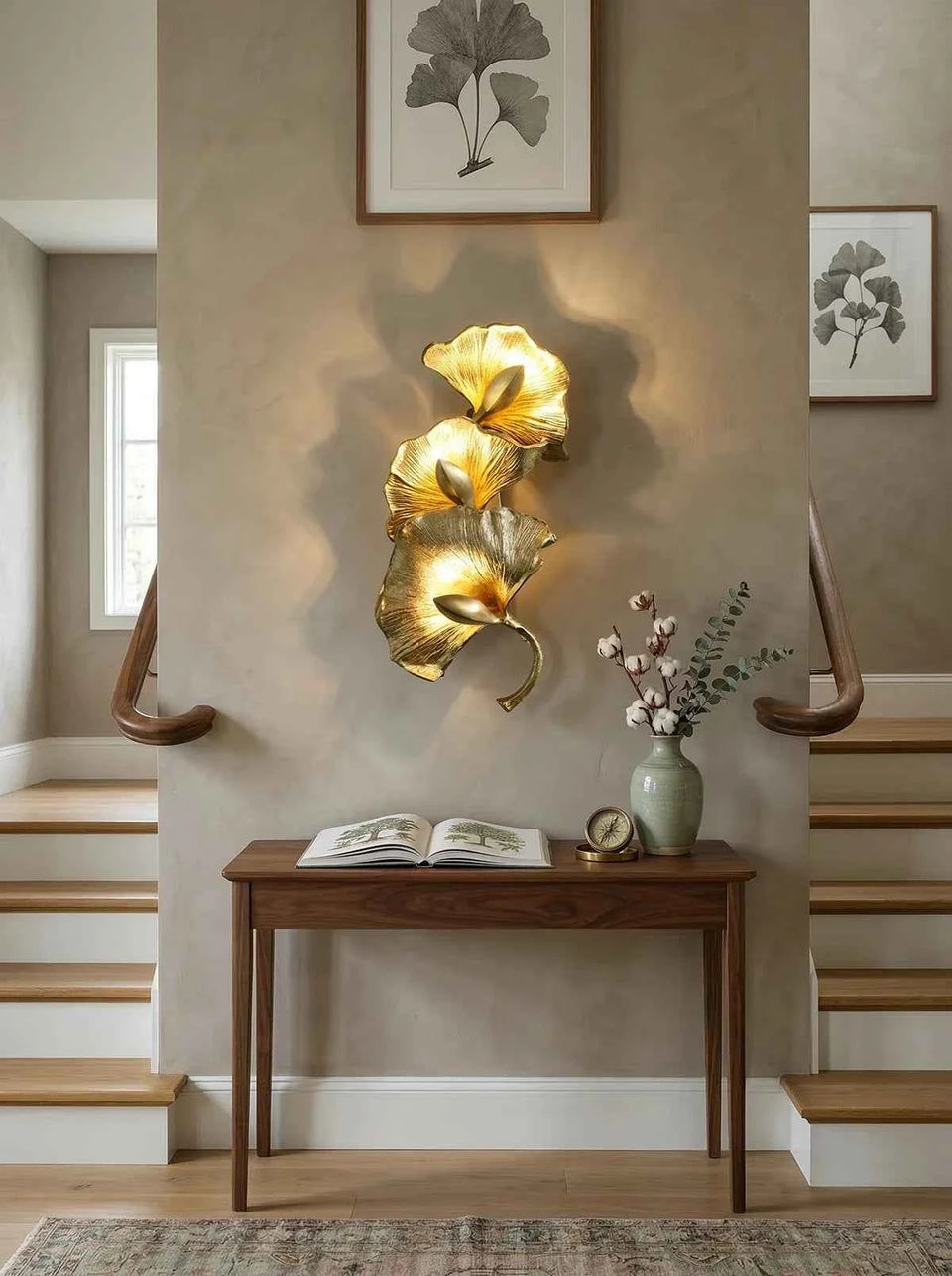 Ginkgo Leaf Wall Lamp
