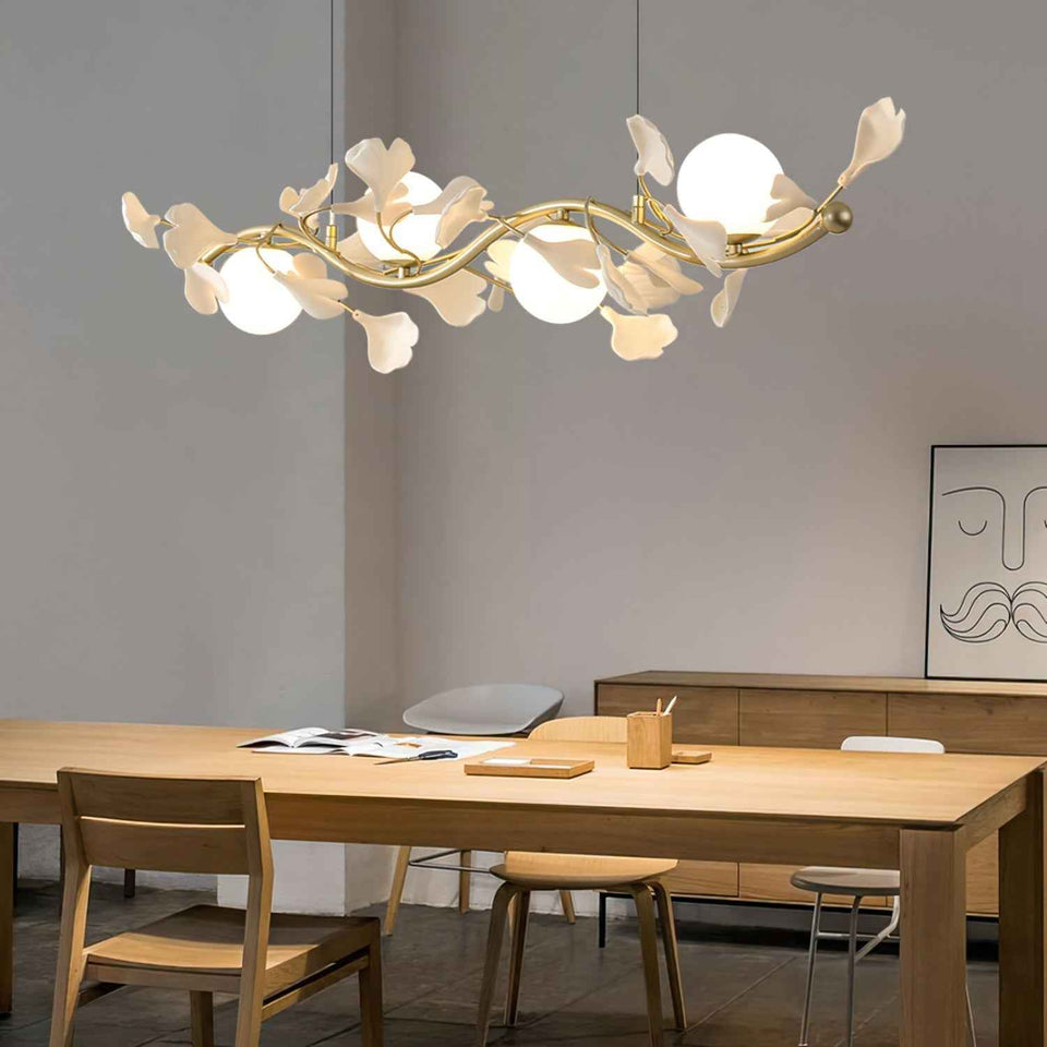 Gingko Glass Chandelier