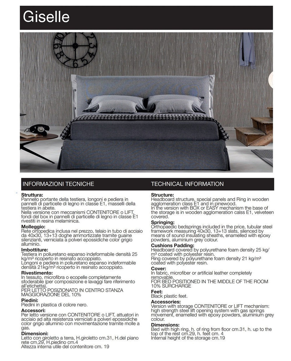 Giselle Storage Queen Bed Only