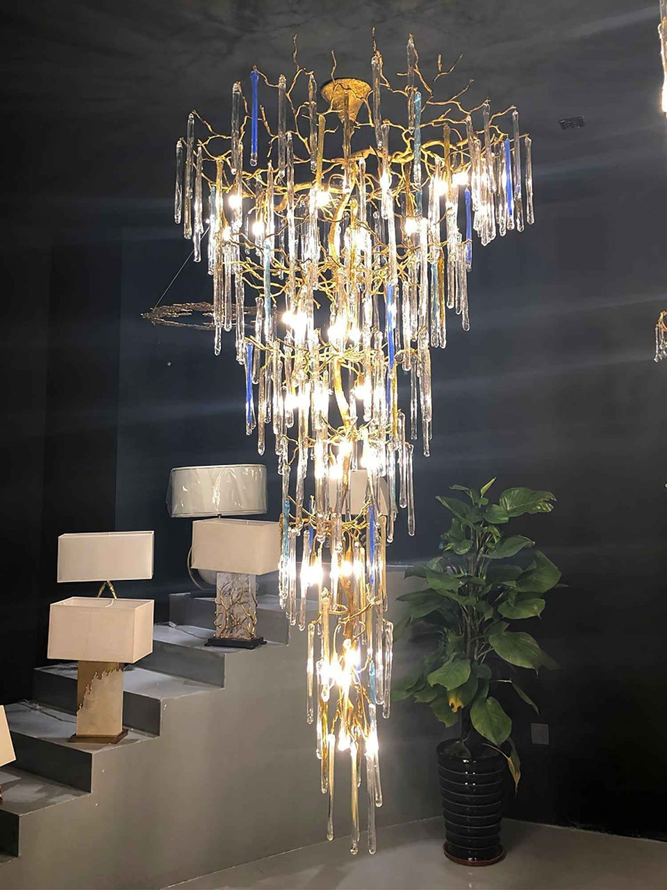 Glamour Glaze Chandelier