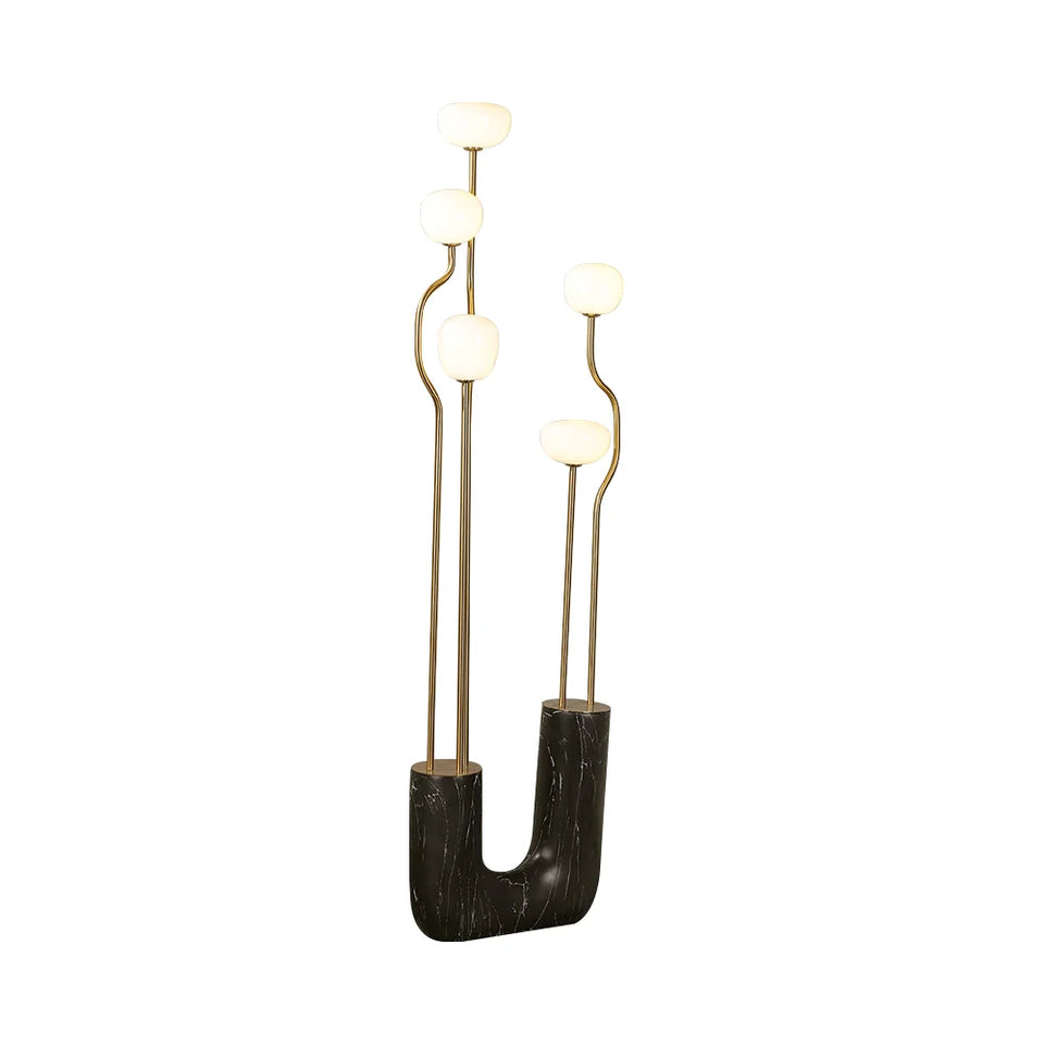 Glass Artistic Aria Bloom Floor Lamp