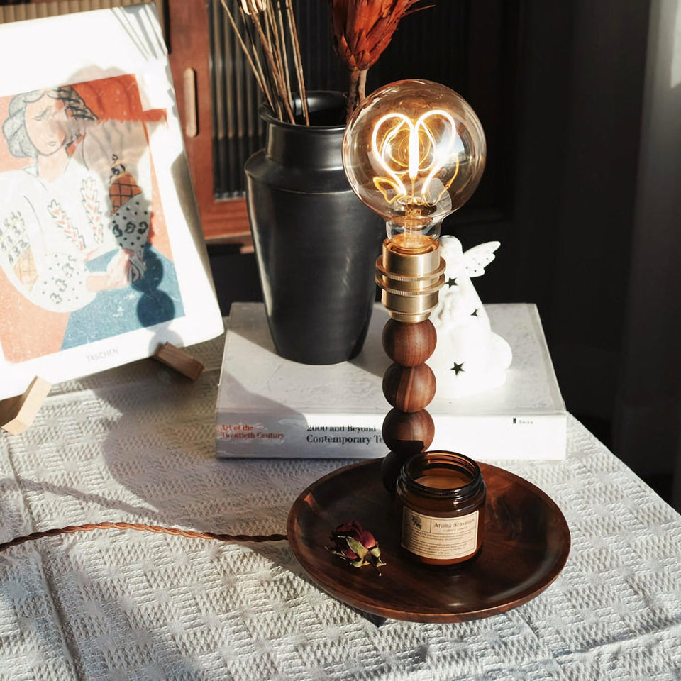 Glass Ball Table Lamp
