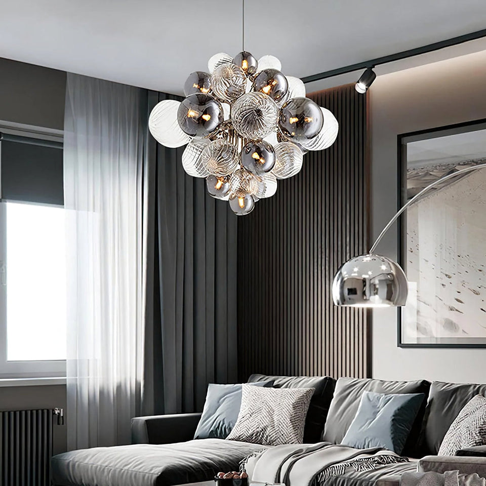 Glass Bubble Chandelier