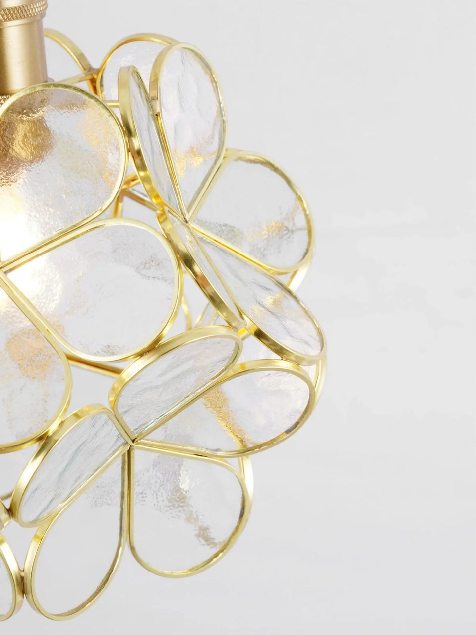 Glass Petal Pendant Lights