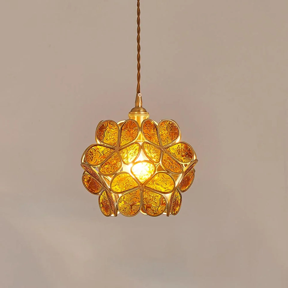Glass Petal Pendant Lights