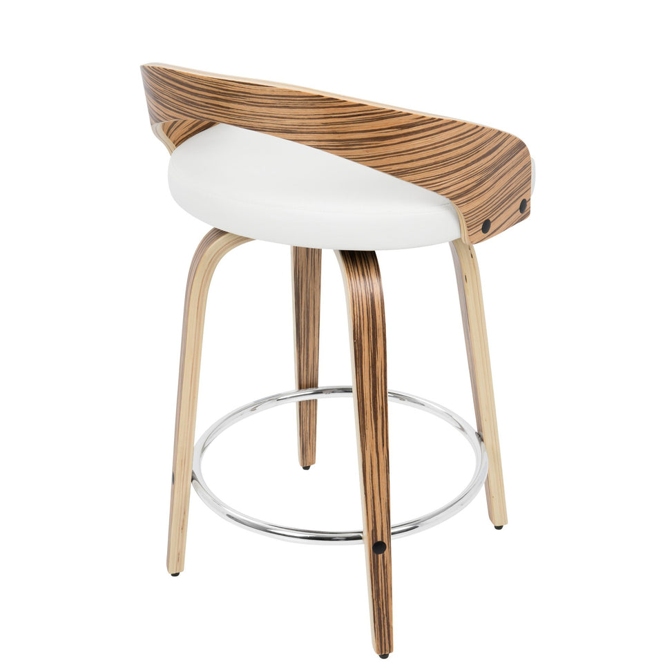 Grotto 24" Fixed-Height Counter Stool - Set of 2