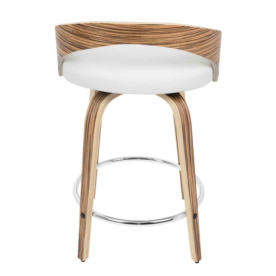Grotto 24" Fixed-Height Counter Stool - Set of 2