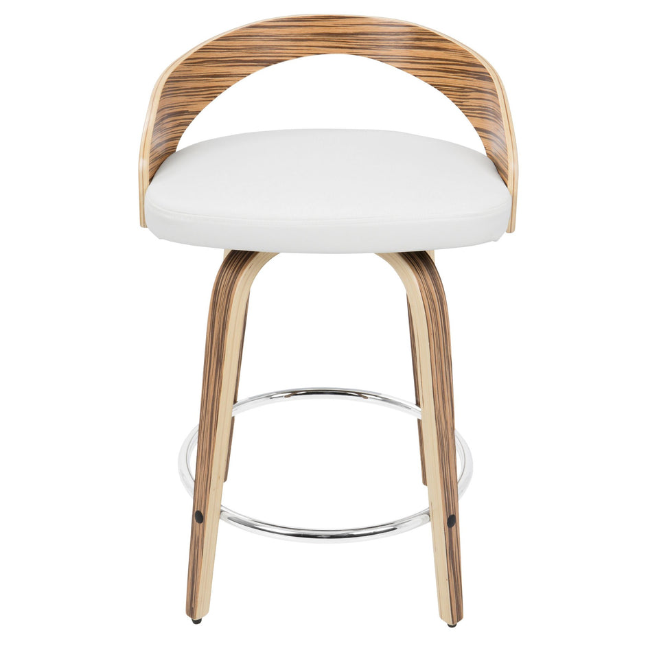 Grotto 24" Fixed-Height Counter Stool - Set of 2