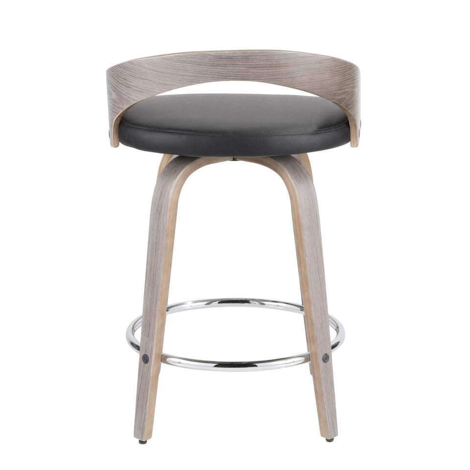 Grotto 24" Fixed-Height Counter Stool - Set of 2