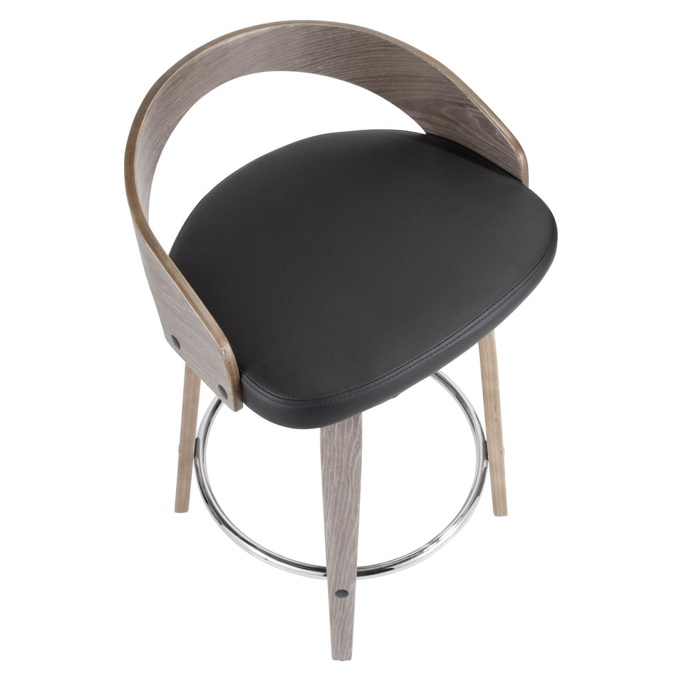 Grotto 24" Fixed-Height Counter Stool - Set of 2
